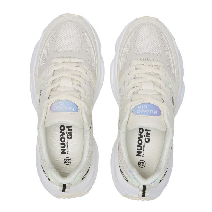 NUOVO（ヌオーヴォ） キッズ 19-24(H) LILY リリー N9376J SAIL/BLACK