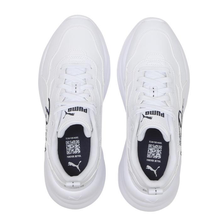 PUMA プーマ CILIA WEDGE GR シリア ウェッジ GR 404077 ABC-MART限定 *01WH/NAVYの画像