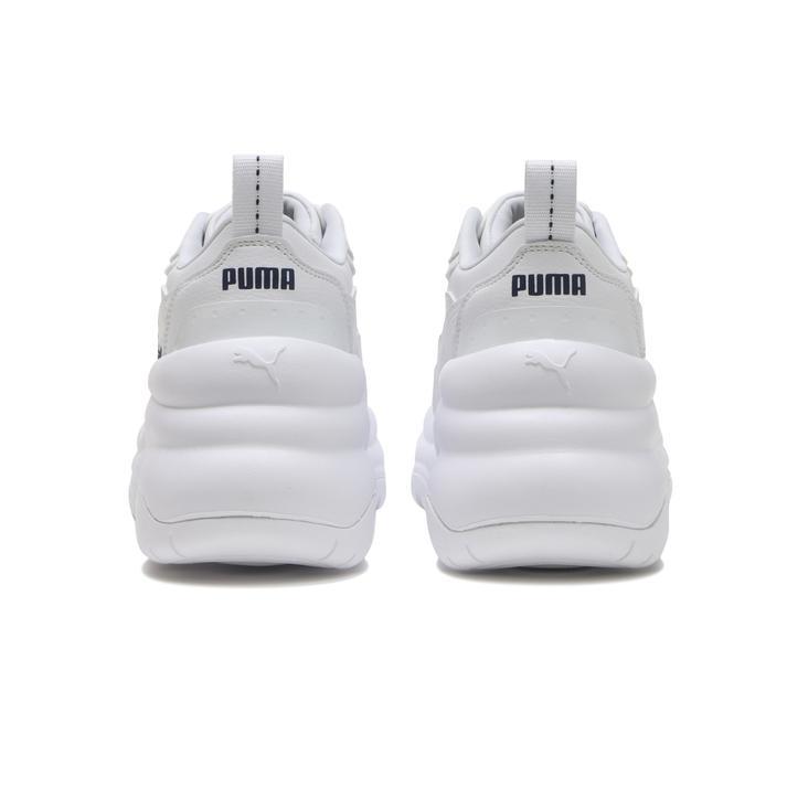 PUMA プーマ CILIA WEDGE GR シリア ウェッジ GR 404077 ABC-MART限定 *01WH/NAVYの画像