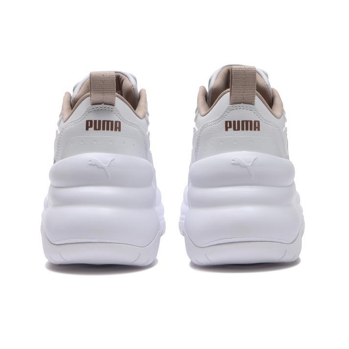 PUMA プーマ CILIA WEDGE GR シリア ウェッジ GR 404077 ABC-MART限定 *02WH/R.LATTEの画像