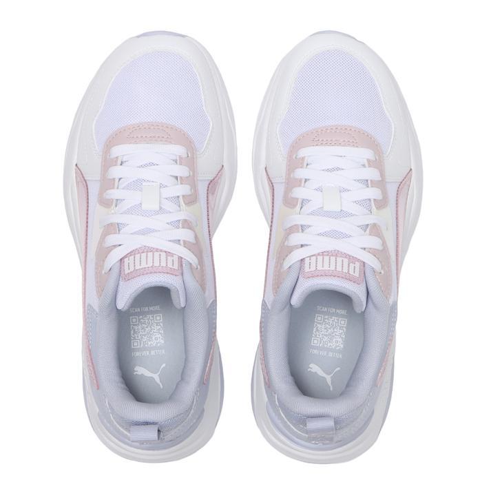 ジュニア PUMA プーマ 22-245 TRINITY LITE BLURRY DRE トリニティ ライト ブラリー ドリームス JR 402265 01WH/ROSE MAUVEの画像