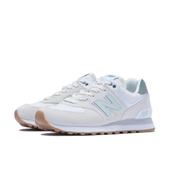 New Balance（ニューバランス） WL574CGR(B) WL574 WL574CGR WHITE/GRN 