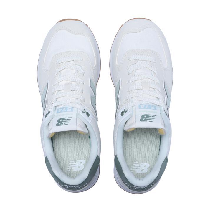 【極美品】 ニューバランス WL574CGR 23.5 ホワイト x グリーン New Balance（ニューバランス） WL574CGR(B) WL574 WL574CGR WHITE/GRN