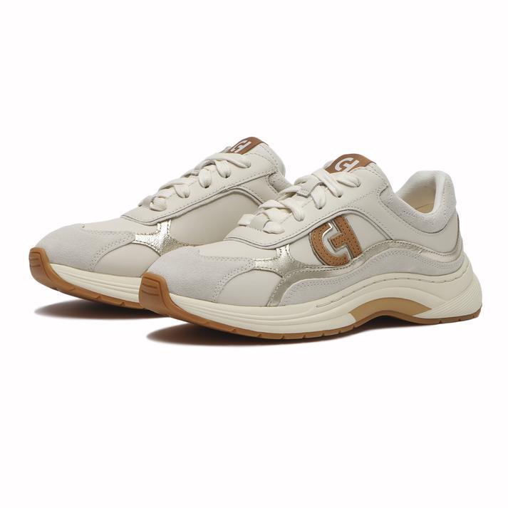 (取寄) コールハーン レディース グランドプロ ランナー Cole Haan women Grandpro Eleeana Runners Ivory Leather/Lint Suede COLE HAAN（コールハーン） コール ハーン W GRANDPRO ELEEANA RUNNERS