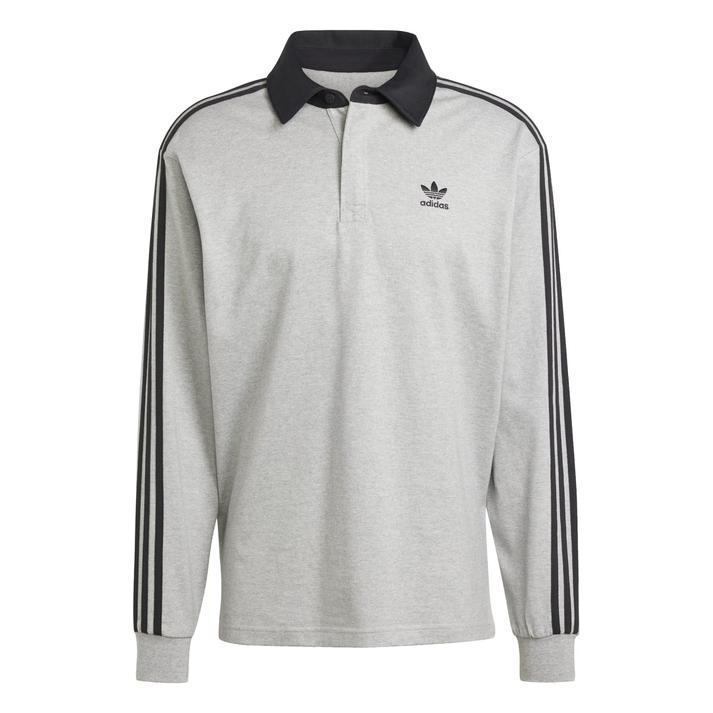 adidas（アディダス） U RUGBY POLO LS ロングスリーブ JY1399 MGREY