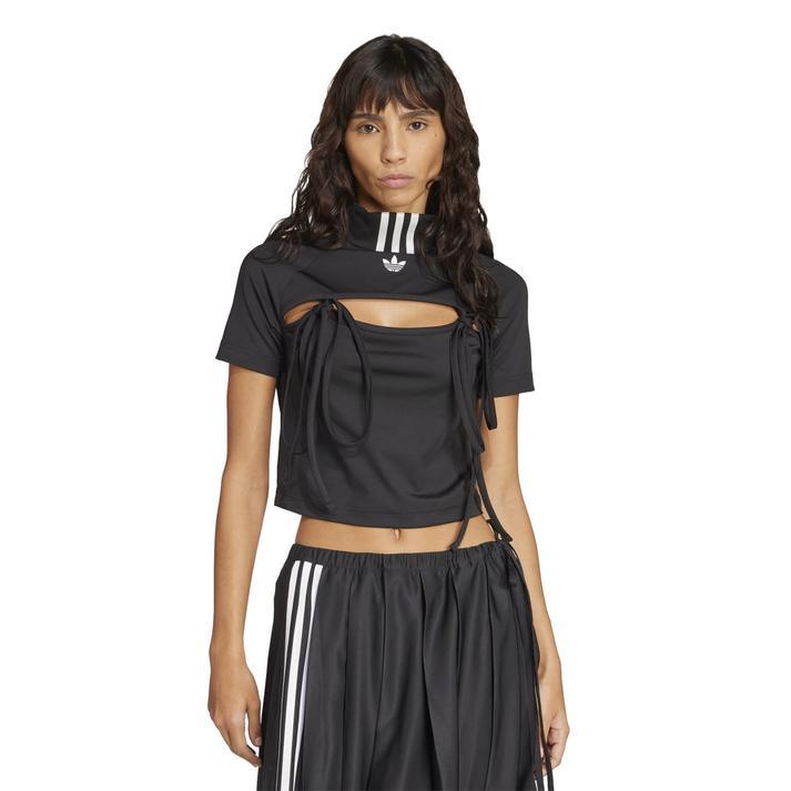 adidas（アディダス） レディース W RIBBON CROP TOP ショートスリーブ
