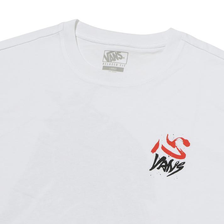 VANS（ヴァンズ） SAMURAI SS TEE ショートスリーブ VN000ZV2WHT ABC