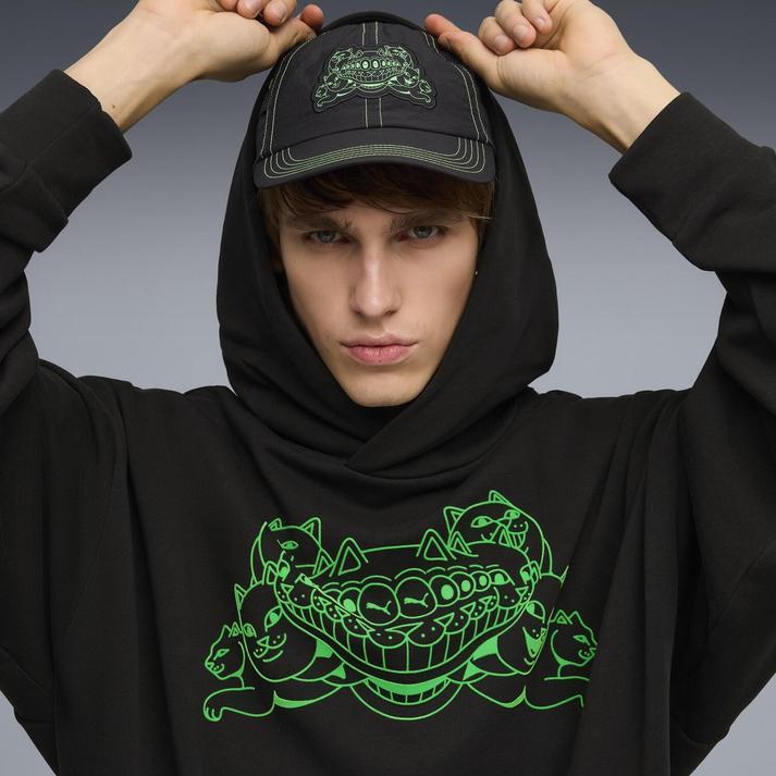 PUMA（プーマ） M RIPNDIP BOXY GRAPHIC HO スウェットPO 632414 01BK