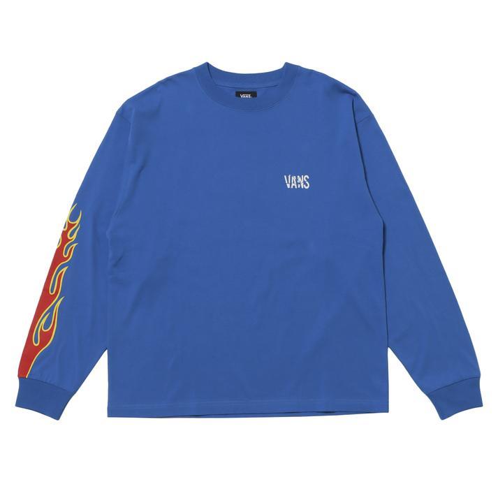 VANS（ヴァンズ） M Flames Punk Logo L TEE ロングスリーブ