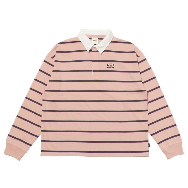 VANS（ヴァンズ） W border rugger shirt ロングスリーブ 125K3073200