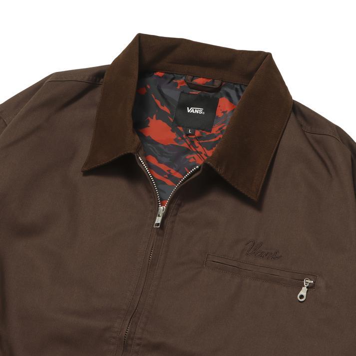 ウェア Brook Work JKT Brown VANS（ヴァンズ） M Craven Work JKT ジャケット 125K1090700 BROWN