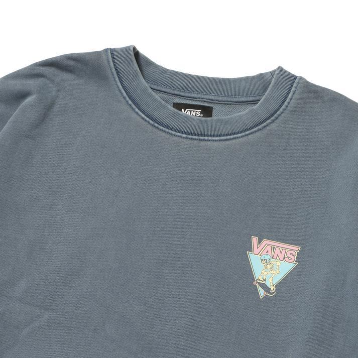 VANS フットボールシャツ　スカル VANS（ヴァンズ） M Graze Skull SK8ER CST スウェット 125K1044700