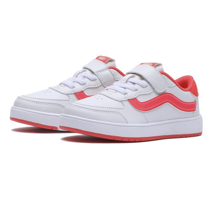 VANS（ヴァンズ） キッズ 17-22 BRAVO ブラボー V2740K NEON WHITE/D