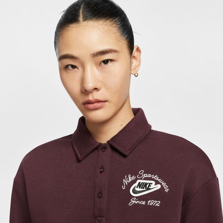 NIKE（ナイキ） レディース W PHNX FLC COLLARED PO ロングスリーブ