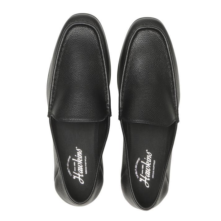 【新品・未使用】定価¥23,100 HAKUTI ブラック リブロンT Hawkins（ホーキンス） RICO SLIP ON リコスリップオン HL61026 BLACK