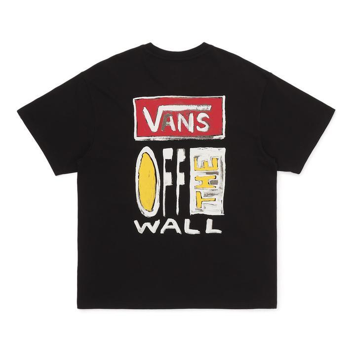 VANS（ヴァンズ） PAINT SS TEE ショートスリーブ VN000TKRBLK BLACK