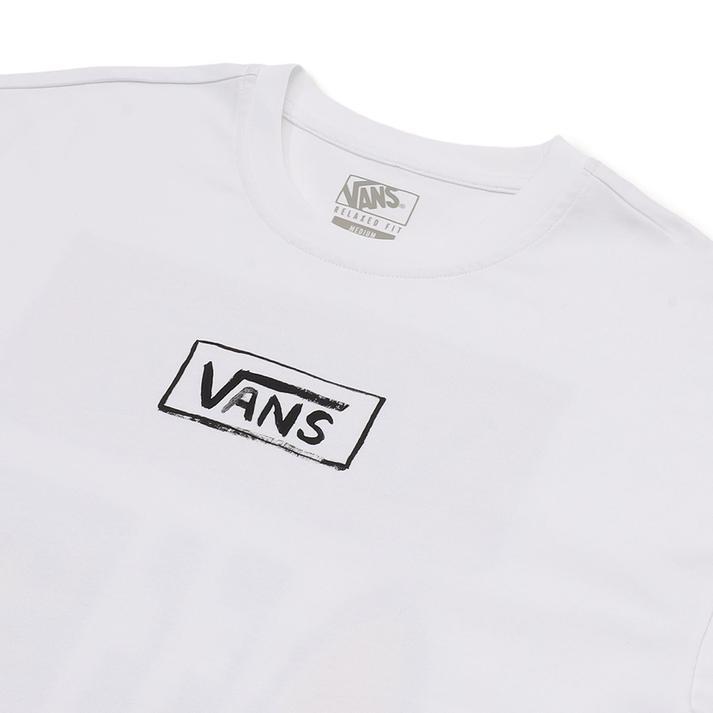 VANS（ヴァンズ） PAINT SS TEE ショートスリーブ VN000TKRJVY WHITE