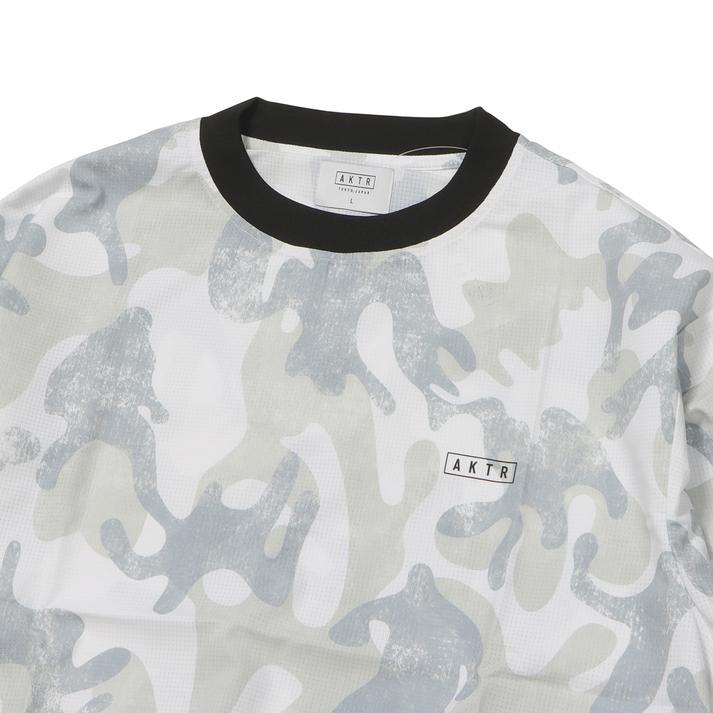 AKTR アクター PLAY CAMO P SHOOTING SHIRTS PLAY CAMO P SHOOTING SHIRTS 225-021010 WHITEの画像