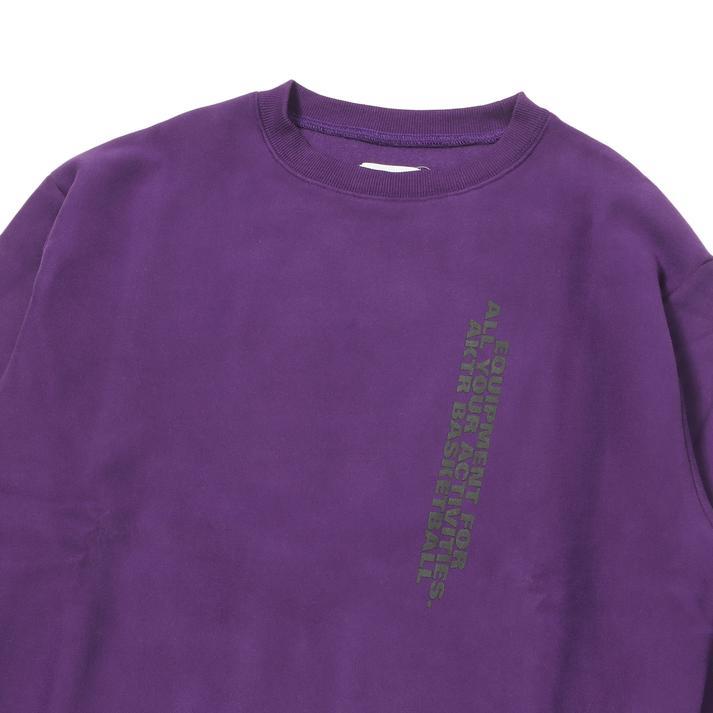 AKTR（アクター） WILD-CARD SWEAT CREW NECK WILD-CARD SWEAT CREW