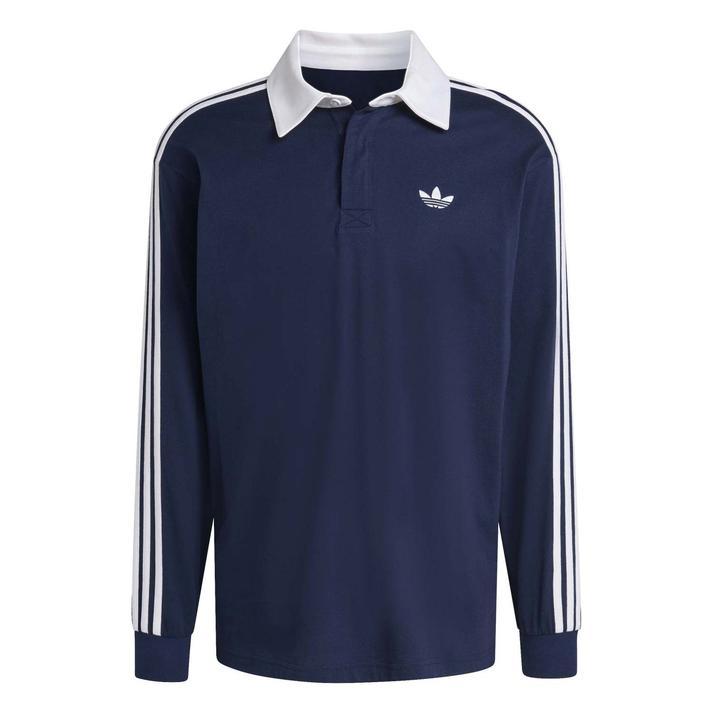 adidas（アディダス） M 3ST RUGBY LS POLO ロングスリーブ KE3574