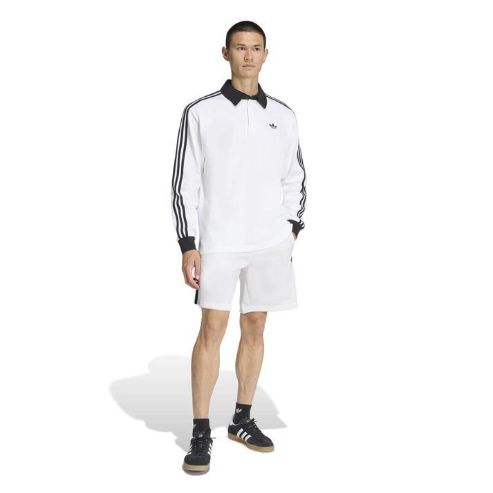 未使用 PALACE x ADIDAS ゲームシャツ サイズM 白 adidas（アディダス） M 3ST RUGBY LS POLO ロングスリーブ KE3575