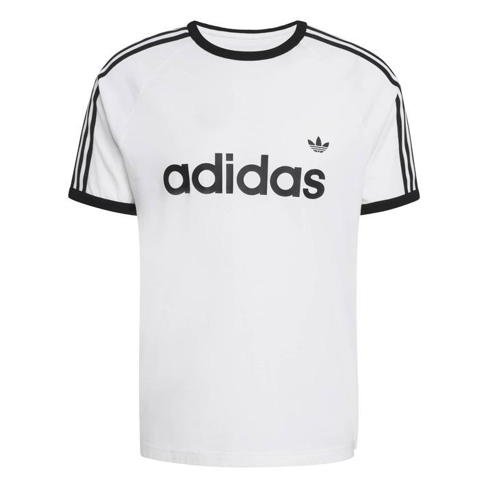 adidas（アディダス） M 3-STRIPES SLIM RINGER TEE ショートスリーブ