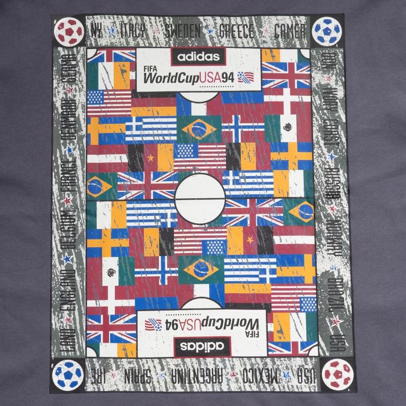 美品◎ アディダス 応援用ユニフォーム ガラタサライ 万国旗タグ adidas（アディダス） M ARCHIVE COUNTRY FLAG TEE ショートスリーブ