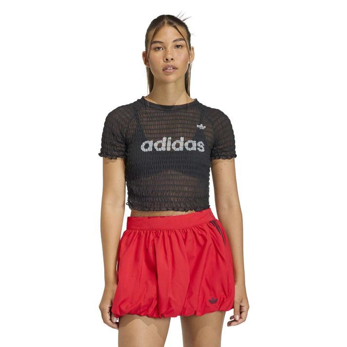 adidas（アディダス） レディース W SMOCKED CALI TEE ショート