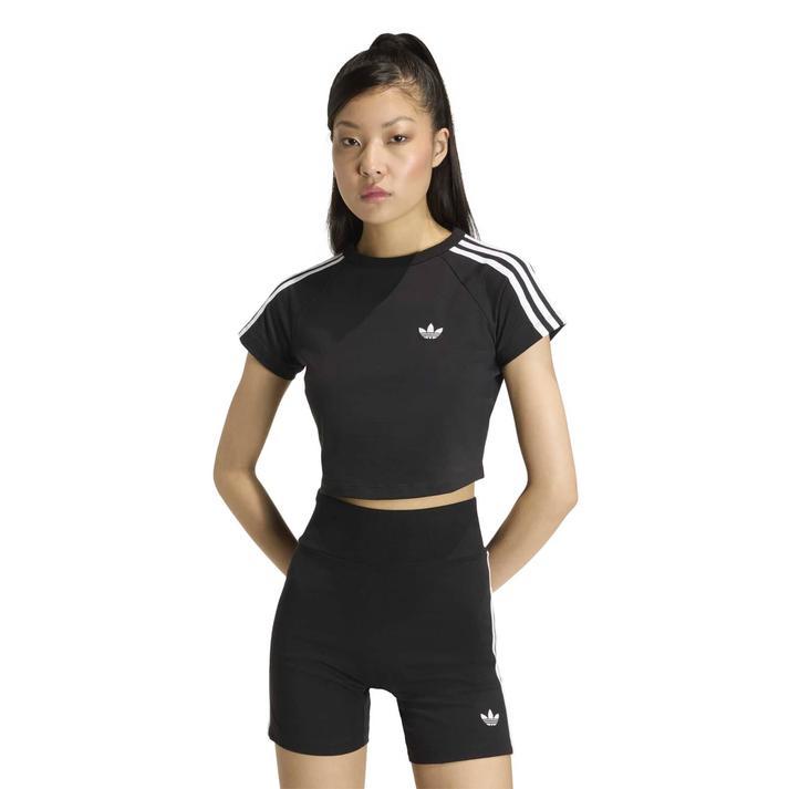 RASH ショートスリーブ シーガル ブラック adidas（アディダス） レディース W SST BABY TEE ショートスリーブ