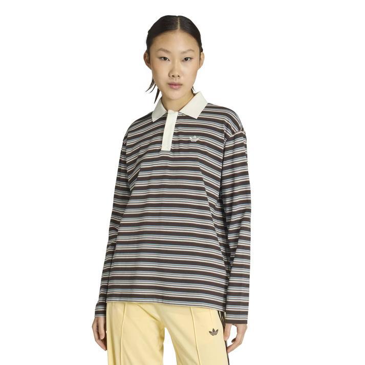 adidas（アディダス） レディース W STRIPED LS POLO(ADV) ロング