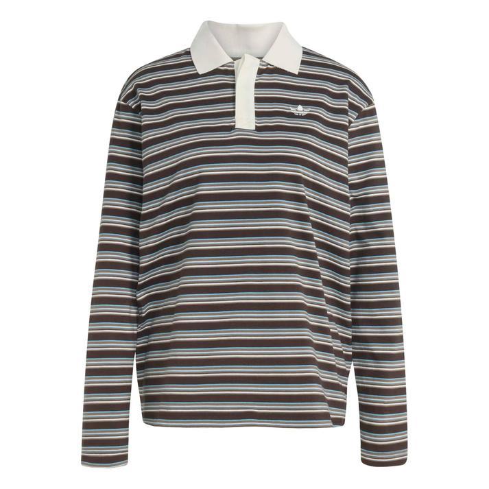 Adidas ブークレ ストライプ 長袖ポロ レディース KS7791 XS adidas - 新品2XS Adidas ブークレ ストライプ 長袖ポロ レディース