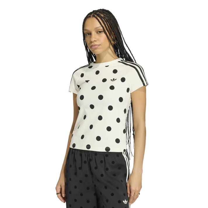  W CALI TEE ドット柄 Tシャツ XL adidas（アディダス） レディース W CALI TEE(POLKADOTS) ショート