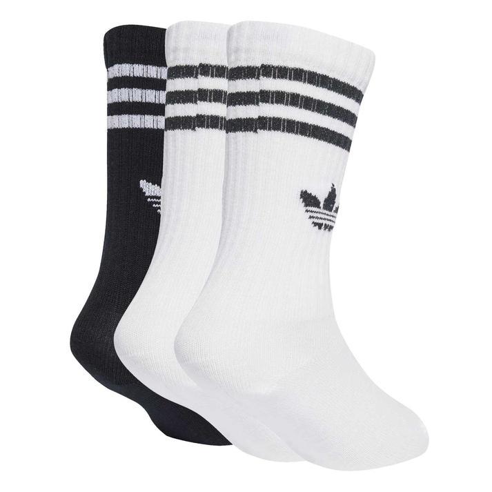 adidas（アディダス） キッズ K CREW SOCKS 3P 3P ソックス JZ7496 WHT