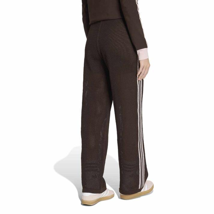 レディース adidas アディダス W KNIT CROCHET FBIRD TP ロングパンツ KE0201 AURORACOFFEEの画像
