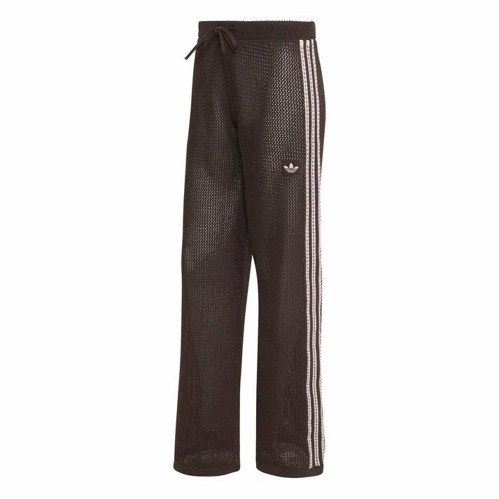 レディース adidas アディダス W KNIT CROCHET FBIRD TP ロングパンツ KE0201 AURORACOFFEEの画像