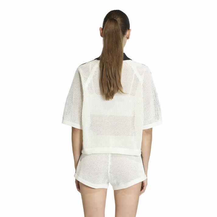 adidas（アディダス） レディース W KNIT CROCHET SS POLO ショート