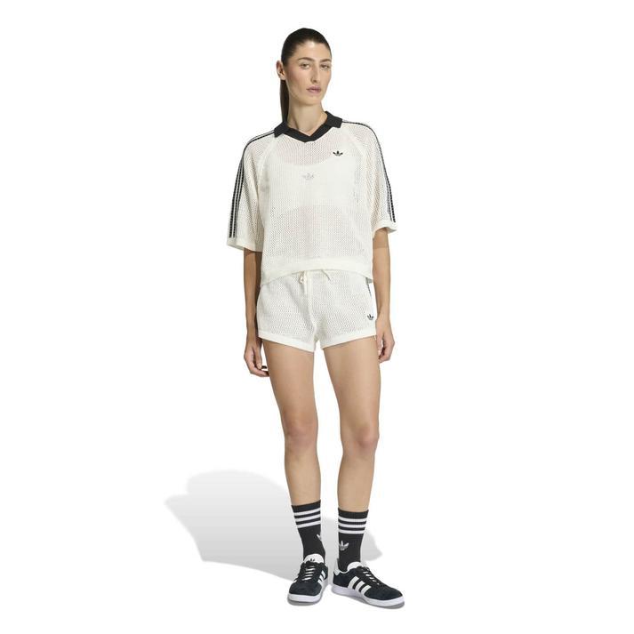 adidas（アディダス） レディース W KNIT CROCHET SS POLO ショート