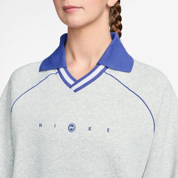 NIKE（ナイキ） レディース W PHNXFLC POLO TOP スウェット ポロ