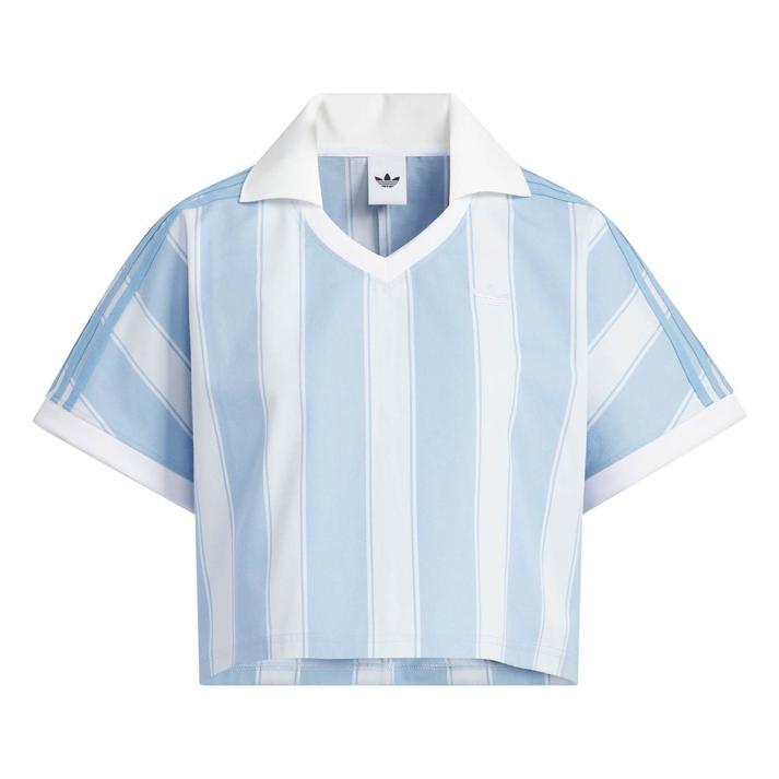 新品XS Adidas ショートスリーブ ポロシャツJL5976 スカイブルー adidas（アディダス） レディース W D JERSEY ショートスリーブ KR4489