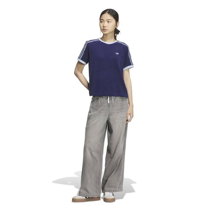 レディース adidas アディダス W TERRY TEE ショートスリーブ KR7009 ABC-MART限定 *DARKBLUEの画像
