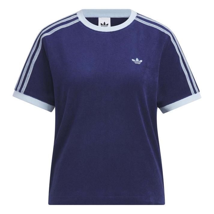 レディース adidas アディダス W TERRY TEE ショートスリーブ KR7009 ABC-MART限定 *DARKBLUEの画像