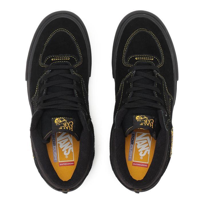 VANS ヴァンズ SKATE HALF CAB スケート ハーフキャブ VN0A5FCDBLN BLACK/MUSTARDの画像