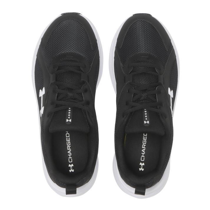 UNDER ARMOUR アンダーアーマー M UA ASSERT 11 EXTRA WIDE SYN アサート11エクストラワイド 6013268 001BLK/BLK/WHTの画像