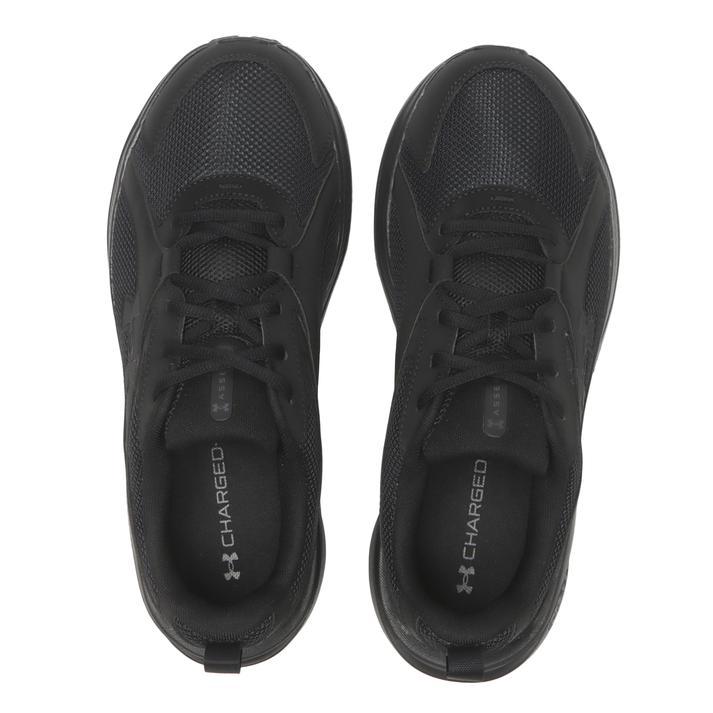 UNDER ARMOUR アンダーアーマー M UA ASSERT 11 EXTRA WIDE SYN アサート11エクストラワイド 6013268 002BLK/BLK/BLKの画像