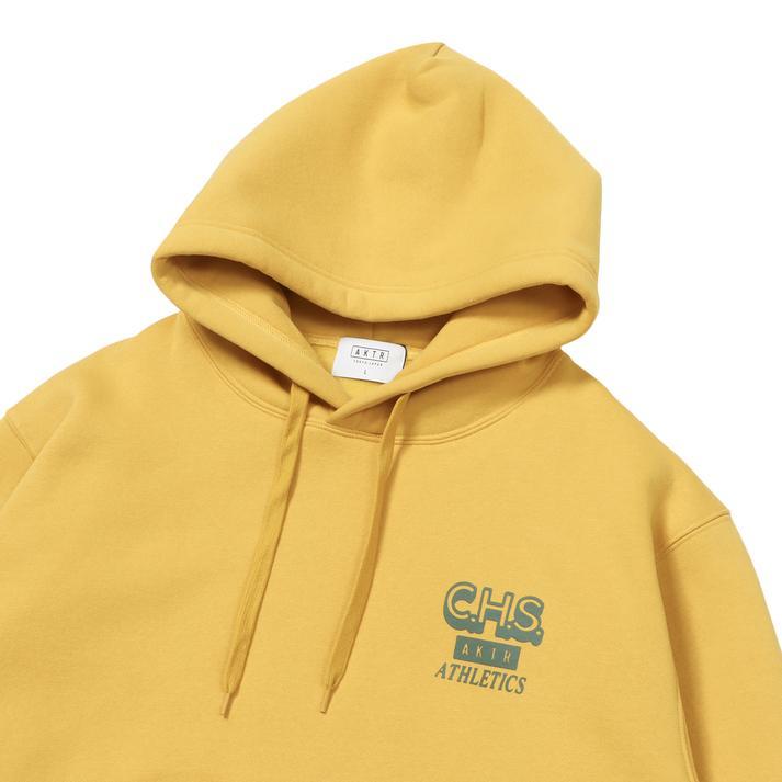 ロングスリーブ AKTR アクター C.H.S. SWEAT HOODIE 225-103010 YELLOWの画像