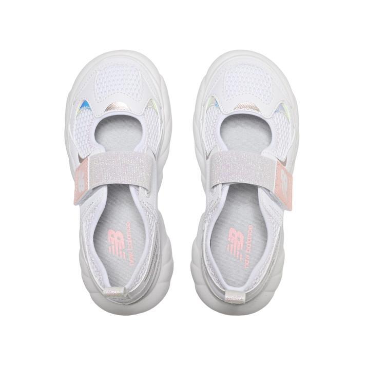 キッズ NEW BALANCE ニューバランス 17-21 P230 5WL(M) P230 P230 5WL WHITE/PINK(5WL)の画像