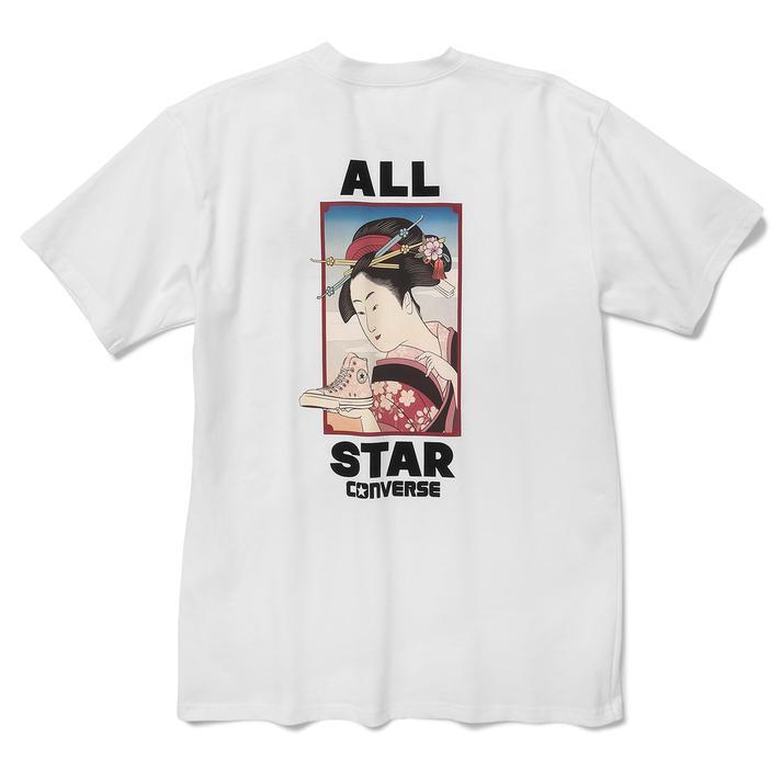CONVERSE（コンバース） CV BIJINGA SAKURA T SHIRT CV美人画サクラT