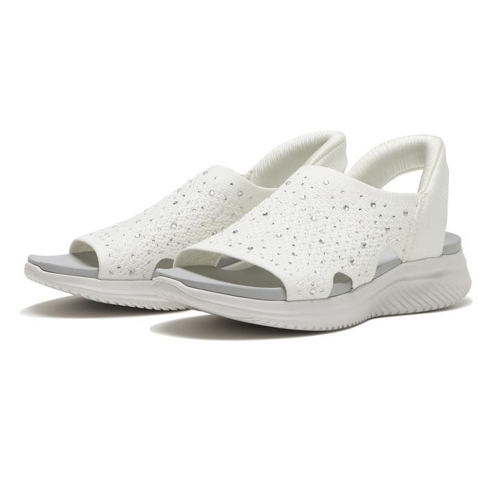 由水 SKECHERS（スケッチャーズ） レディース ULTRA FLEX 3.0 SANDAL