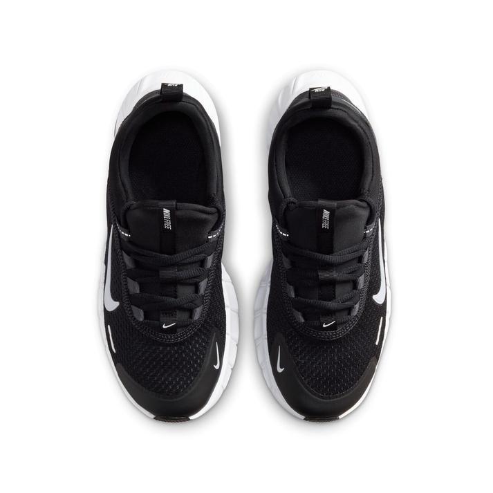 ジュニア NIKE ナイキ 225-25(H) NIKE FREE RIDE (GS) フリー ライド GS KIO1642 *001BLACK/WHITEの画像