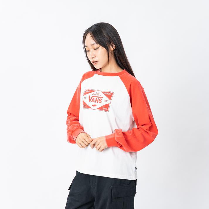 VANS（ヴァンズ） W HIGH GRADE PT RAGLAN LS T ロングスリーブ